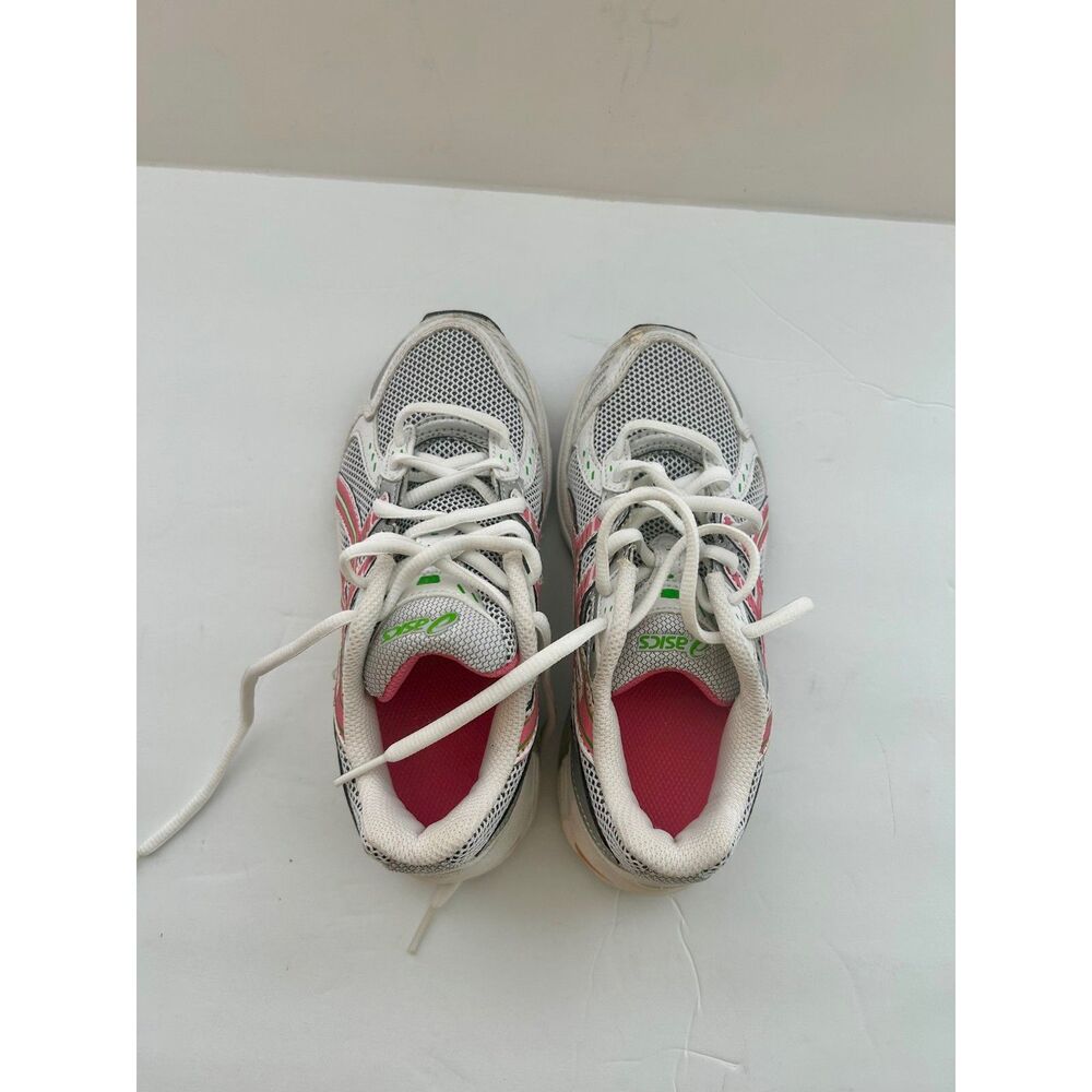 Asics Gel-1150 Girl's Lightweight Running Shoes, White/metallic/pink, Size 1